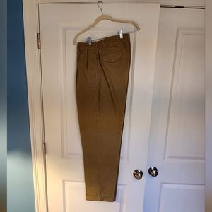 Polo Mens Corduroy Pants, Size 32x32, Caramel Color